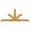 Ekena Millwork Richland Rough Sawn Timber Gable Bracket, Western Red Cedar, 60"W x 25"H x 4"D x 4"F, 10/12 Pitch GBW060X25X0404RIC00RWR - alternate 1